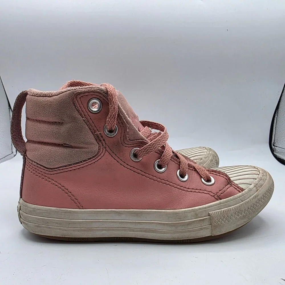 Converse Chuck Taylor All Star Berkshire High Rust Pink Girls Size 2 Shoes